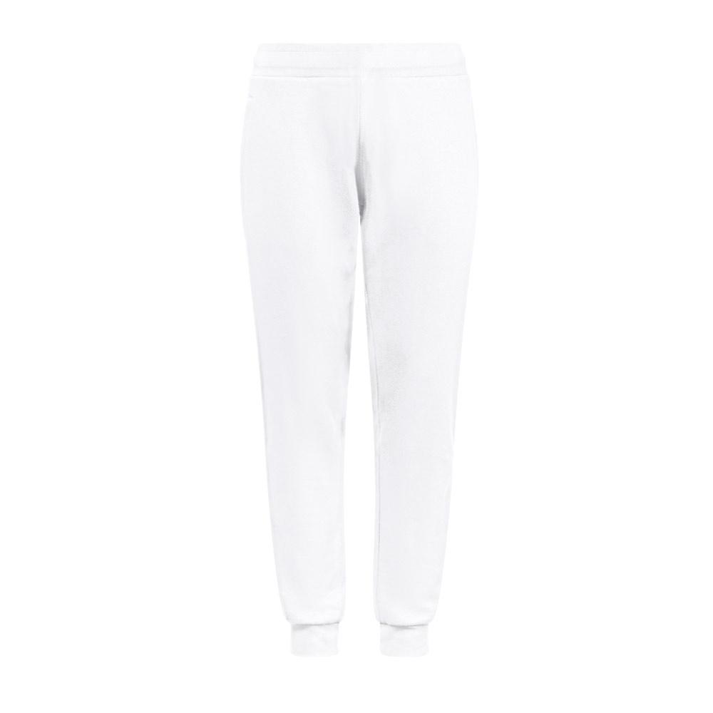 THC SPRINT WH. Pantaloni de trening unisex Alb L