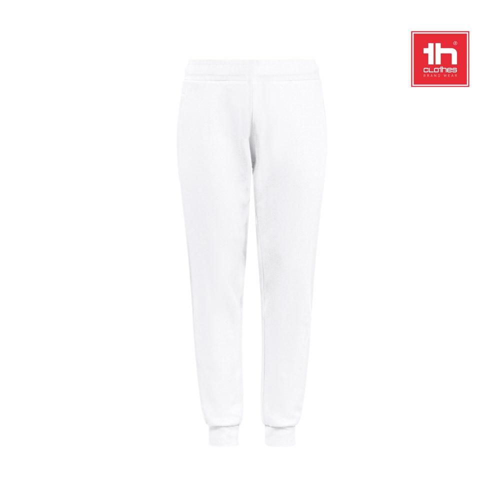 THC SPRINT WH. Pantaloni de trening unisex Alb L