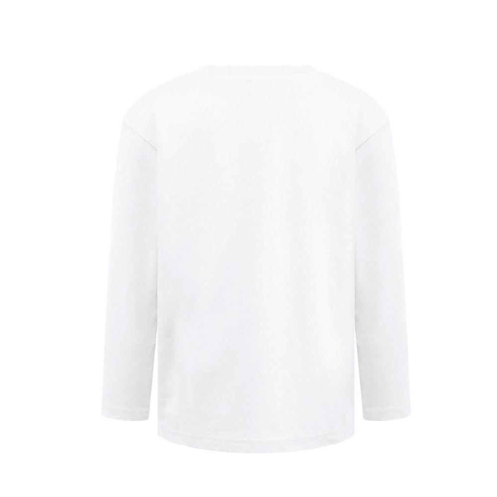 THC BUCHAREST KIDS WH. Tricou cu mânecă lungă pentru copii Alb