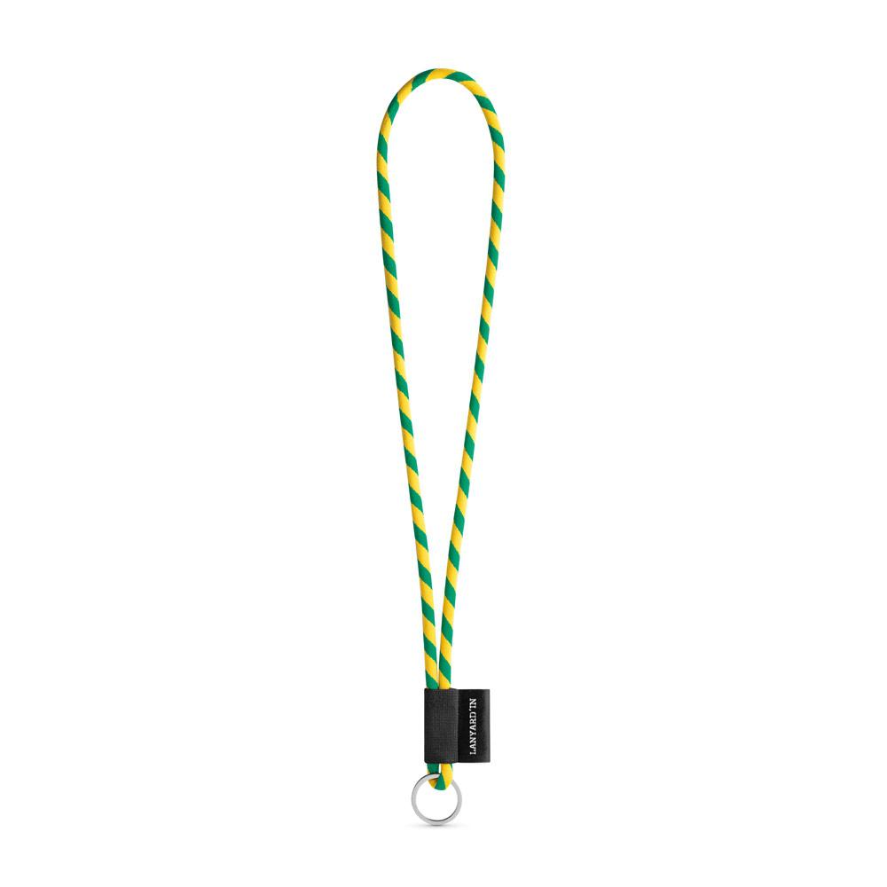 Lanyard tubular Long Set I. Modele standard 371 - Galben/Verde