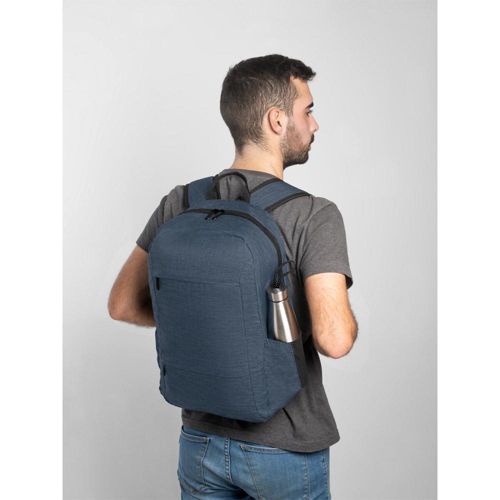 BUSINESS. Rucsac pentru laptop din 300D 100% rPET Albastru
