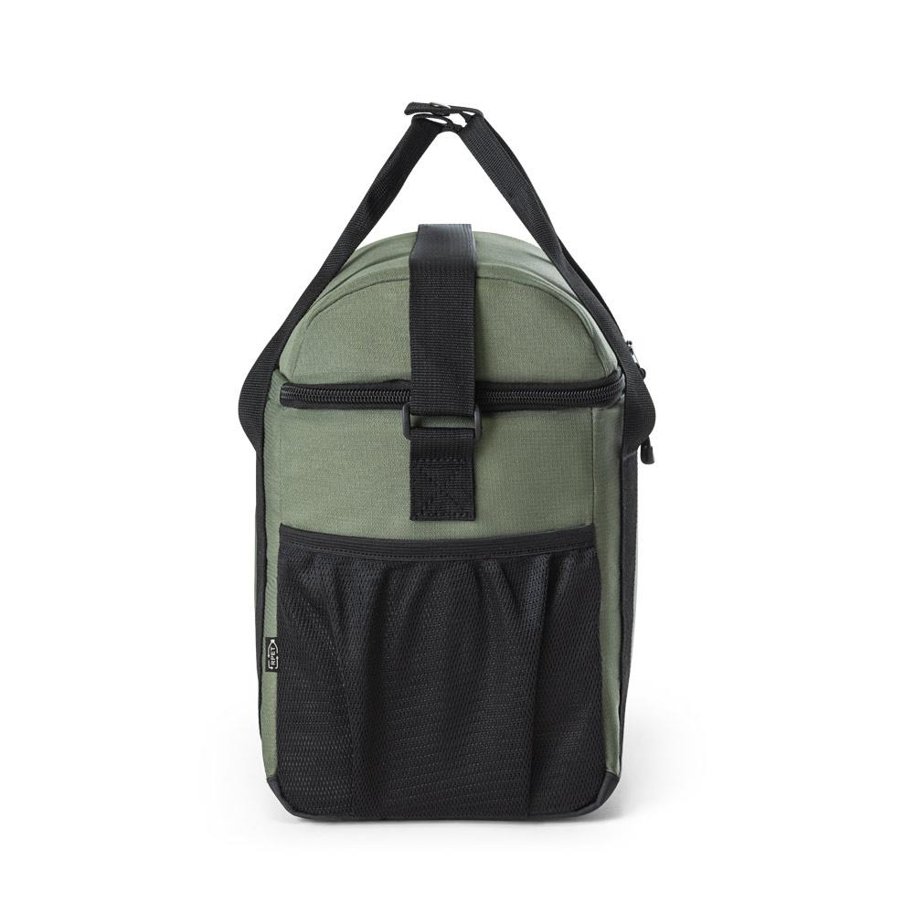 ROMA M. Geantă frigorifică căptușită din PET (100% rPET) 600D și ripstop 600D Verde închis