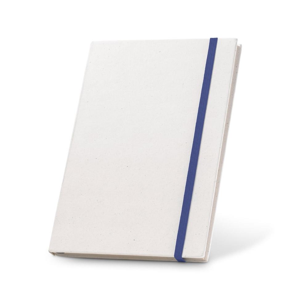 MILKY. Notebook A5 confecționat din cutii de lapte reciclate Albastru