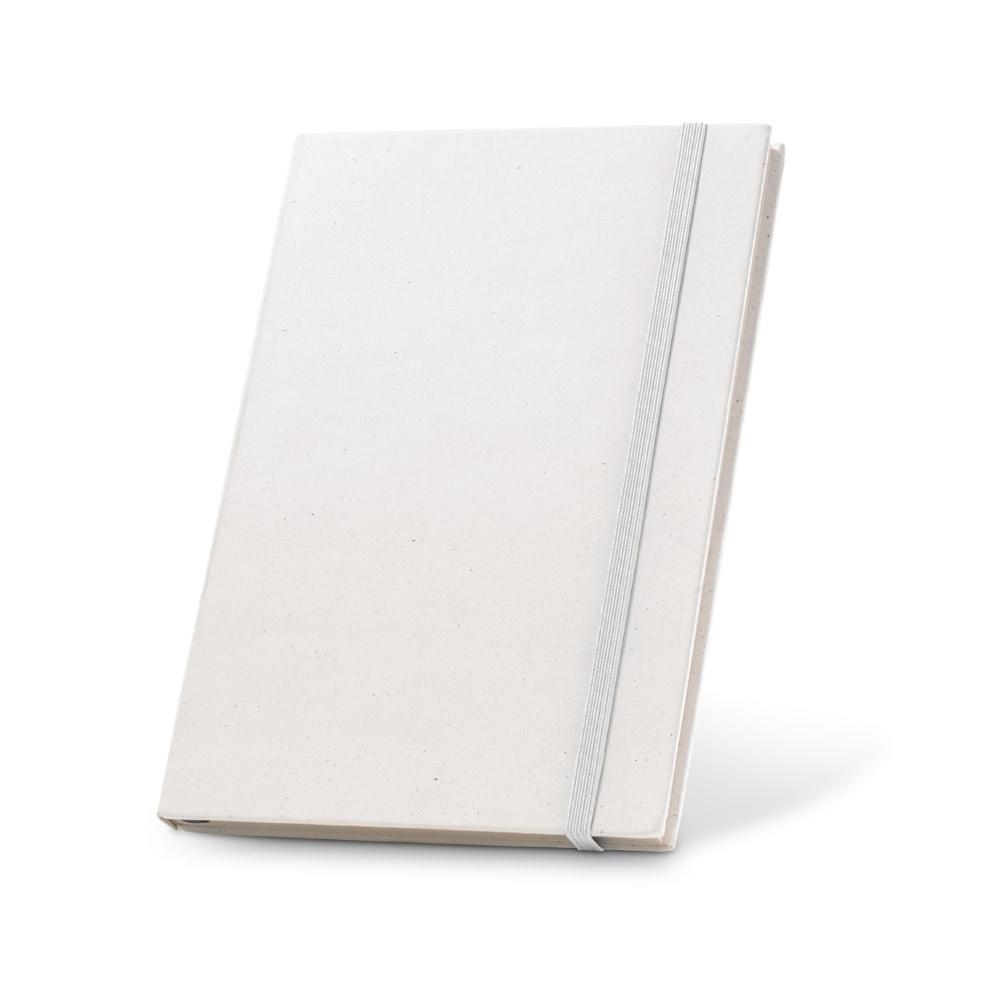 MILKY. Notebook A5 confecționat din cutii de lapte reciclate Alb