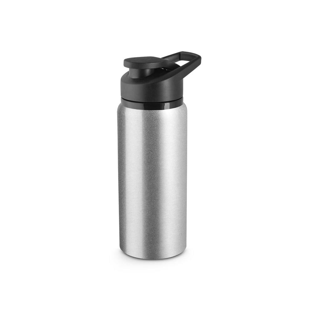 SHAWN. Sticlă sport din aluminiu reciclat 90% (660 mL) Argintiu satinat