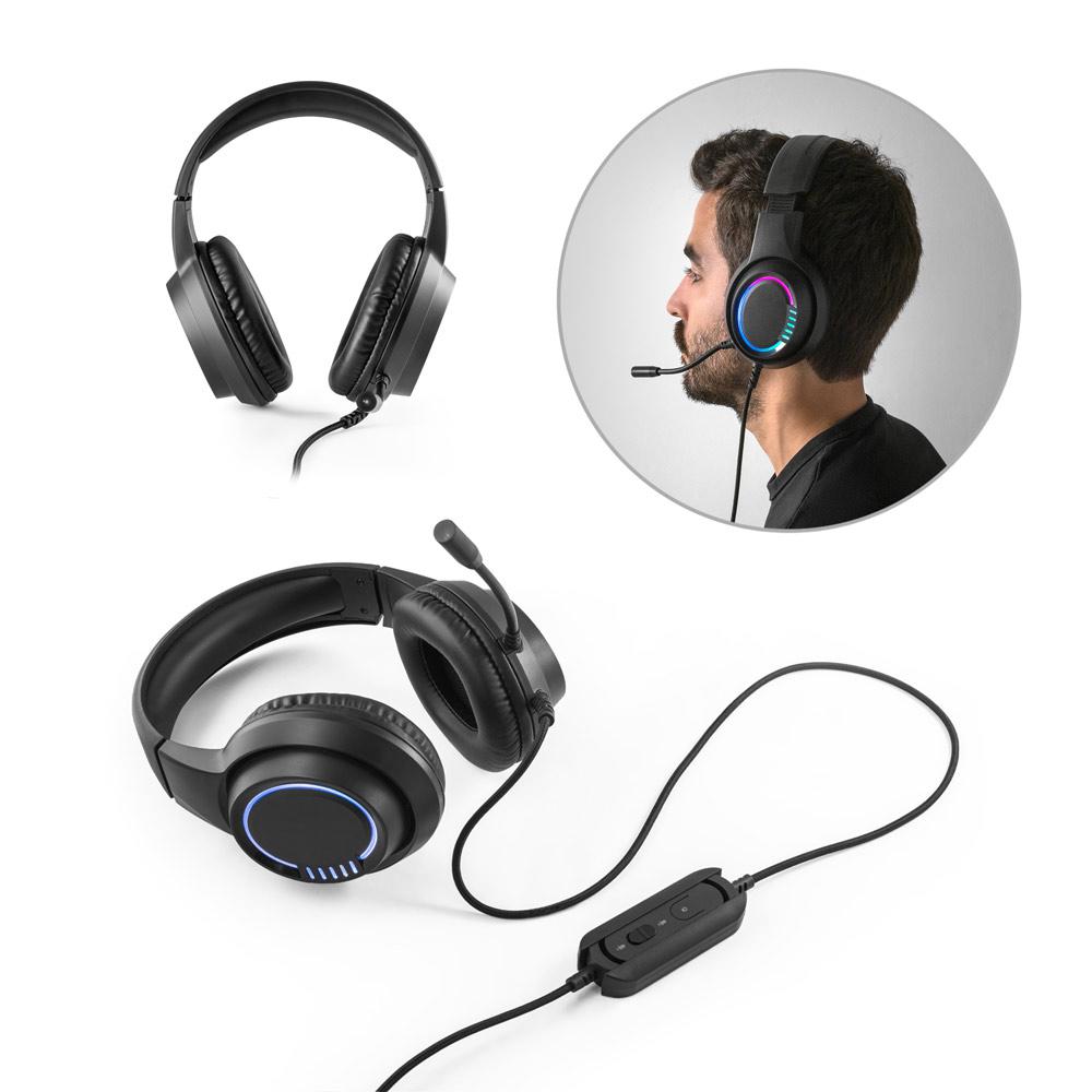 Thorne Headset RGB. Căști de gaming cu microfon Negru