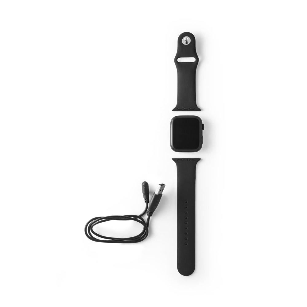 WILES. Ceas inteligent cu ecran de 1.85 inch Negru