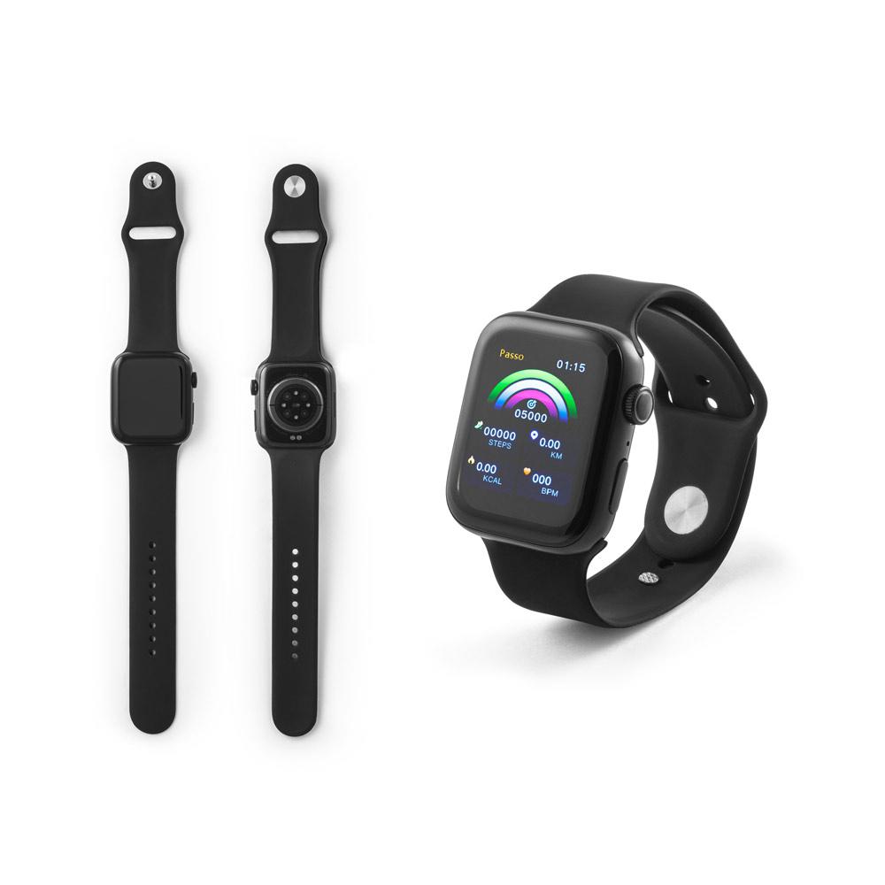 WILES. Ceas inteligent cu ecran de 1.85 inch Negru
