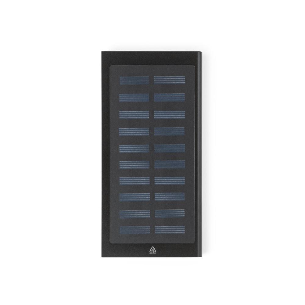 CLERK. Baterie portabilă din 100% aluminiu reciclat 8.000 mAh Negru