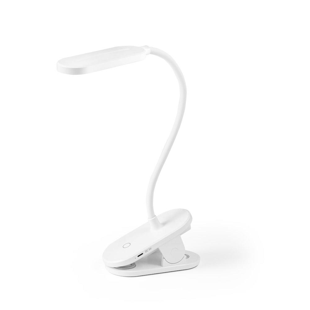 NESBIT II. Lampă de masă portabilă din ABS (65% rABS) Alb