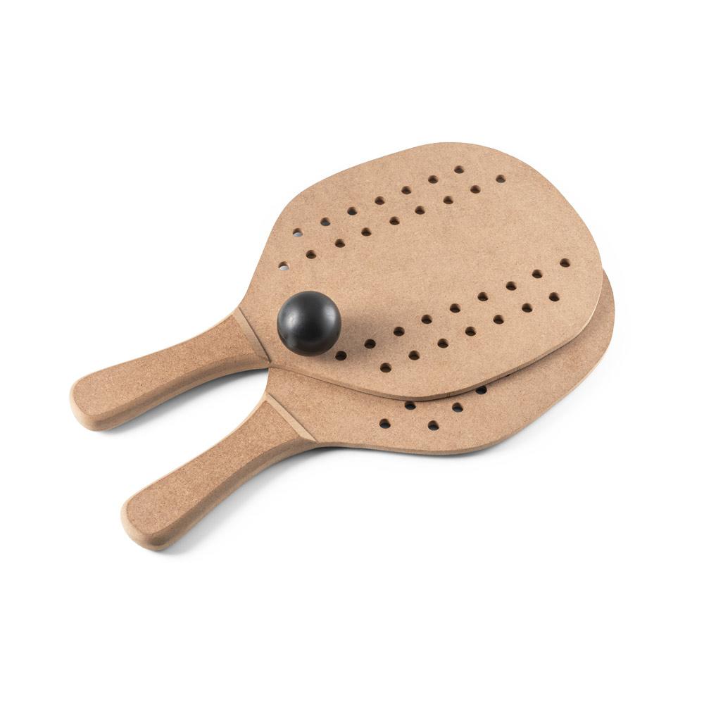 TAPIA. Rachete de plajă din MDF Natural închis