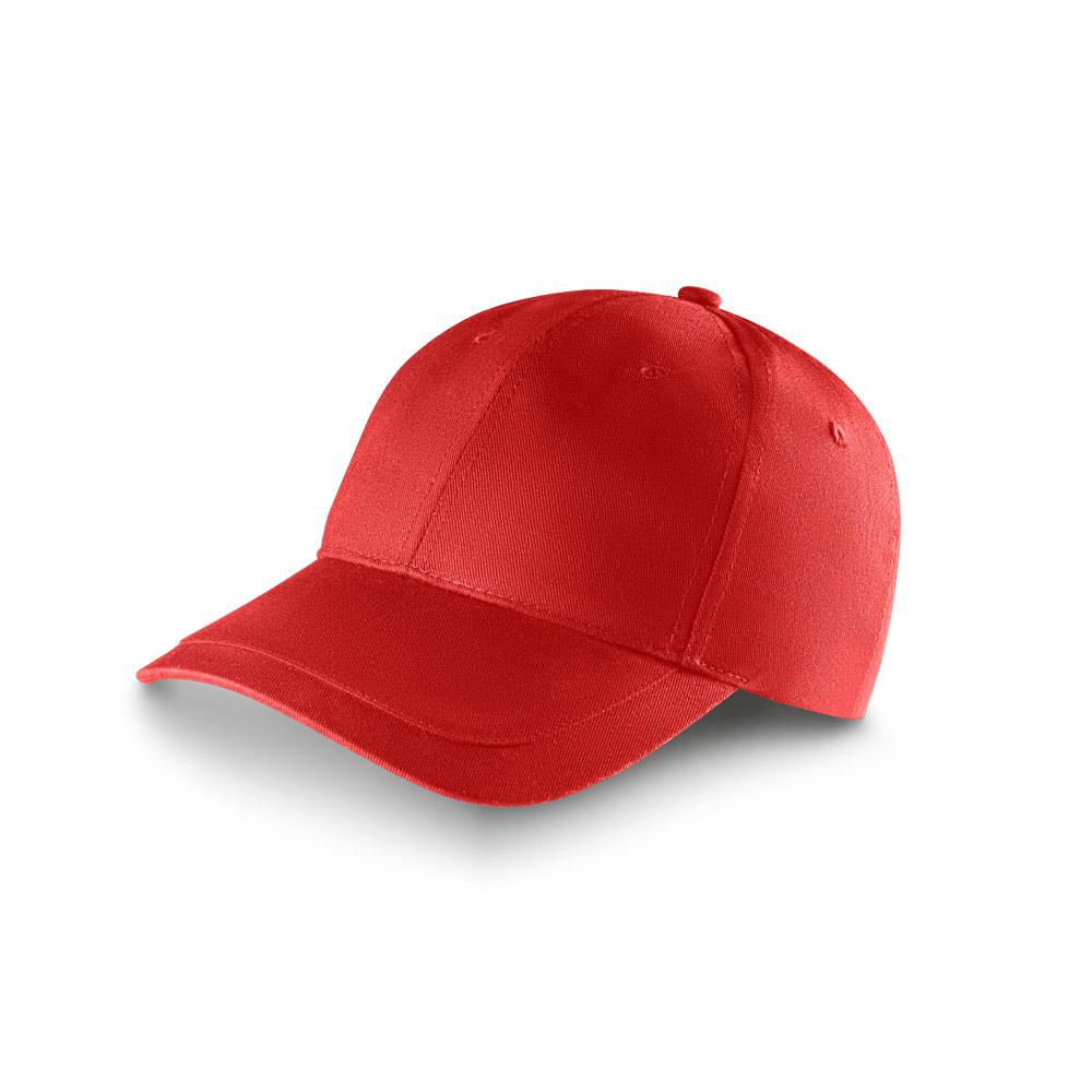 RYAN. Șapcă din bumbac reciclat (280 g/m²) Roșu