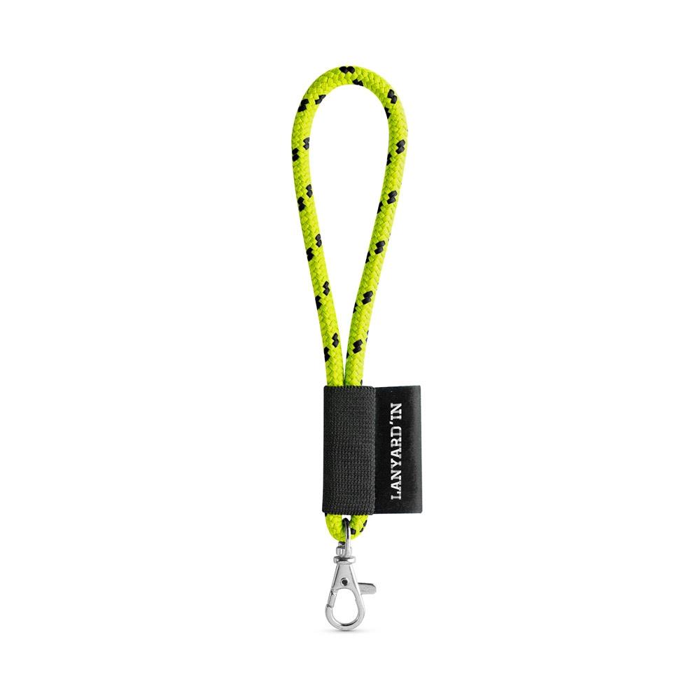 Lanyard Tube Short Set. Modele standard Galben Neon 
