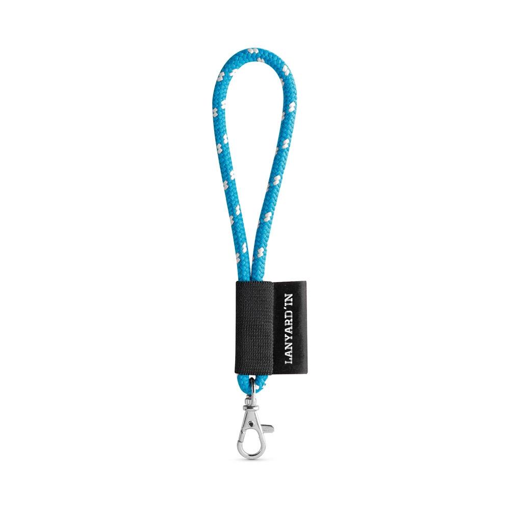 Lanyard Tube Short Set. Modele standard 382 - Alb/Albastru Royal