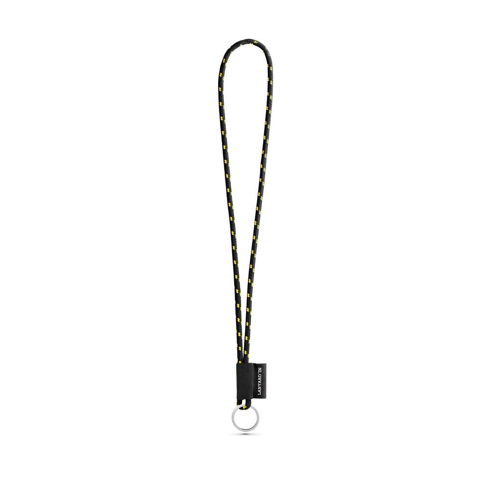 Lanyard Tube Long Set I. Modele standard 357 - Negru/Galben