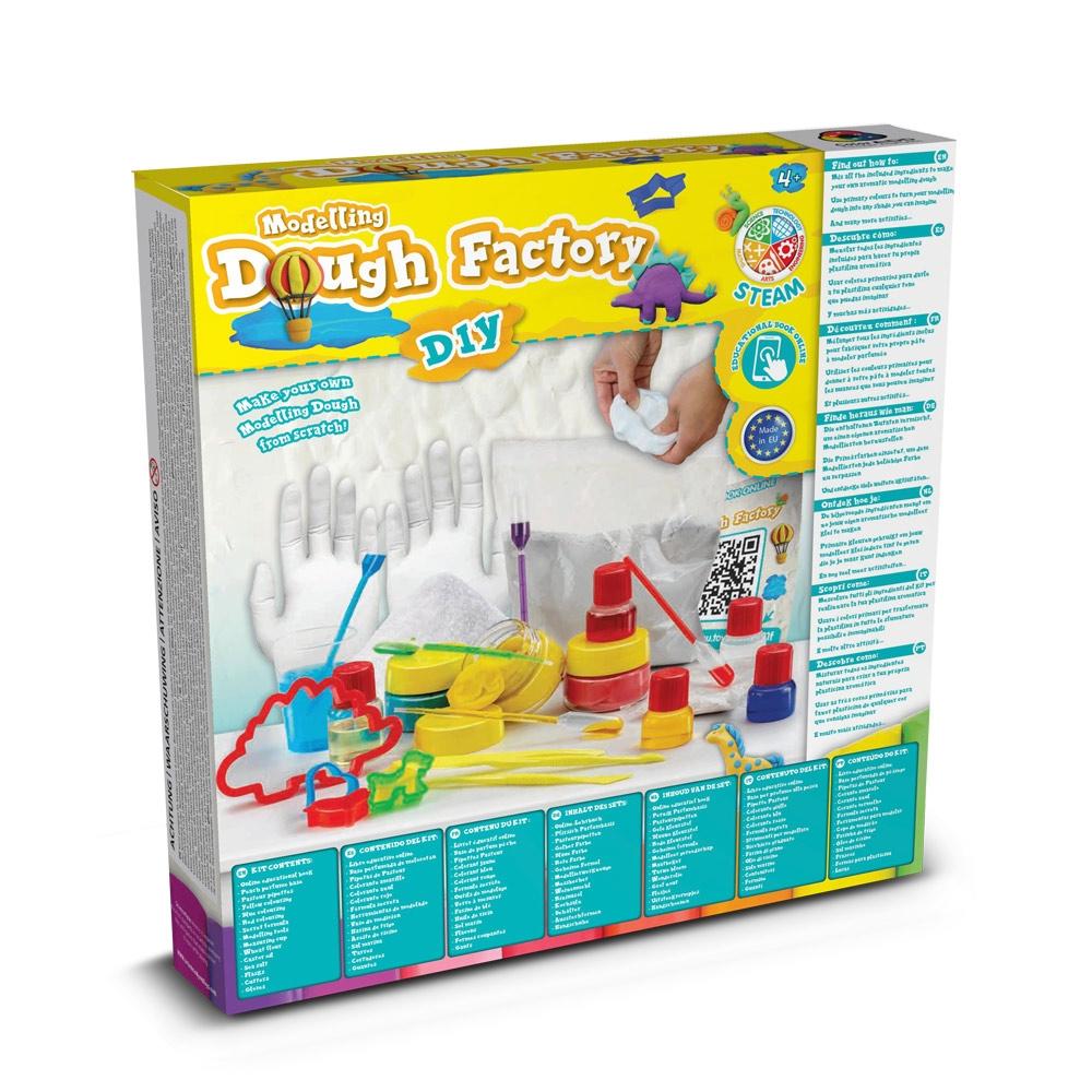 Modeling Dough Factory Kit III. Joc educațional furnizat cu o pungă cadou din hârtie kraft (100 g/m²) Alb