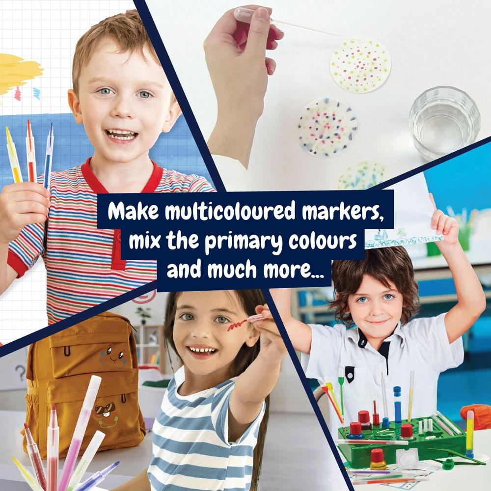 DIY Pen Factory Kit III. Joc educațional furnizat cu o pungă cadou din hârtie kraft (100 g/m²) Alb