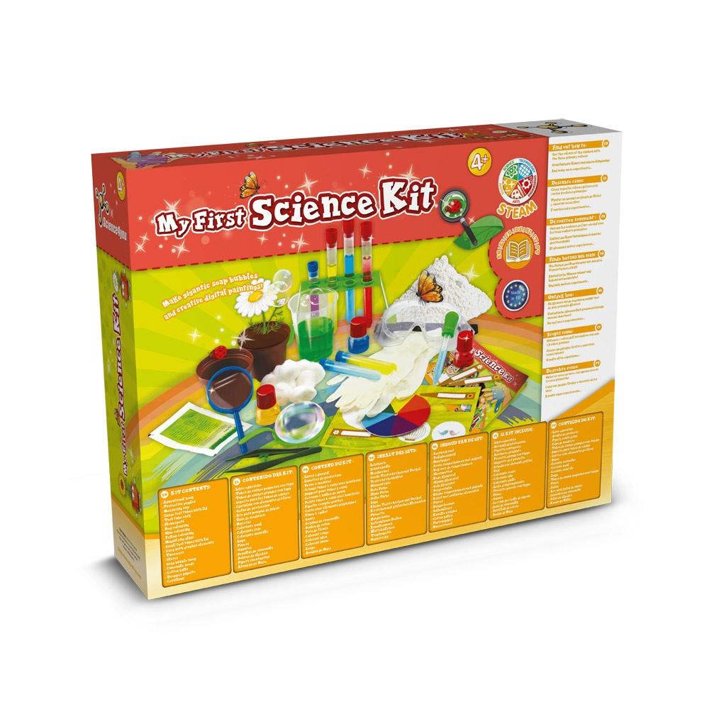 My First Science Kit III. Joc educațional furnizat cu o pungă cadou din hârtie kraft (115 g/m²) Natural
