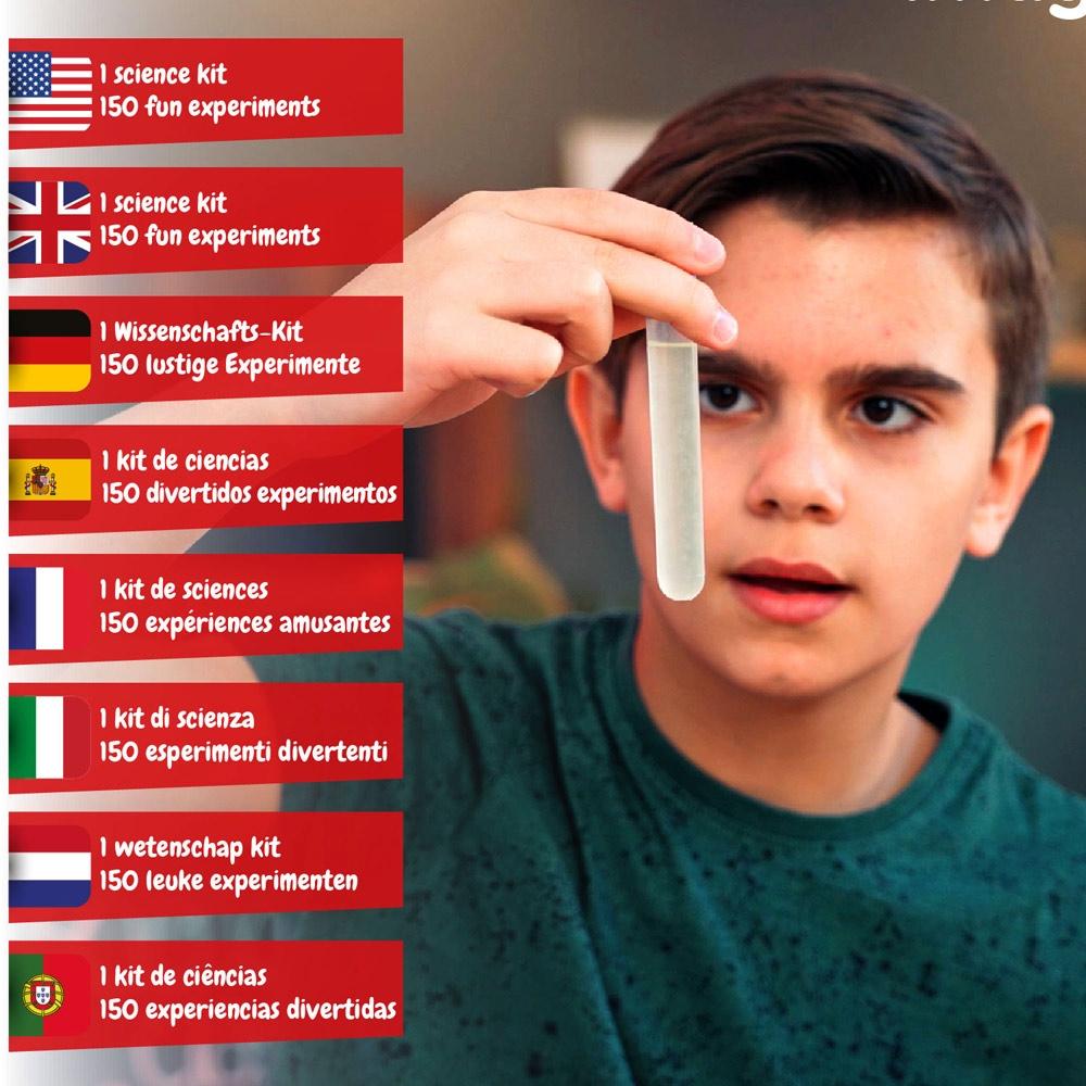 6 in 1 Super Science Kit III. Joc educațional furnizat cu o pungă cadou din hârtie kraft (115 g/m²) Natural