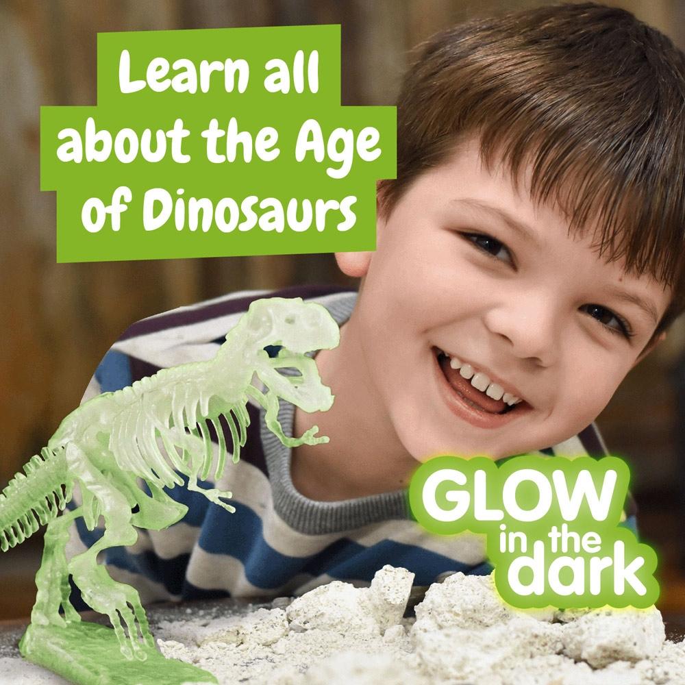 Fossil Excavation Kit IV. Joc educațional furnizat cu o pungă cadou nețesută (80 g/m²) Roz