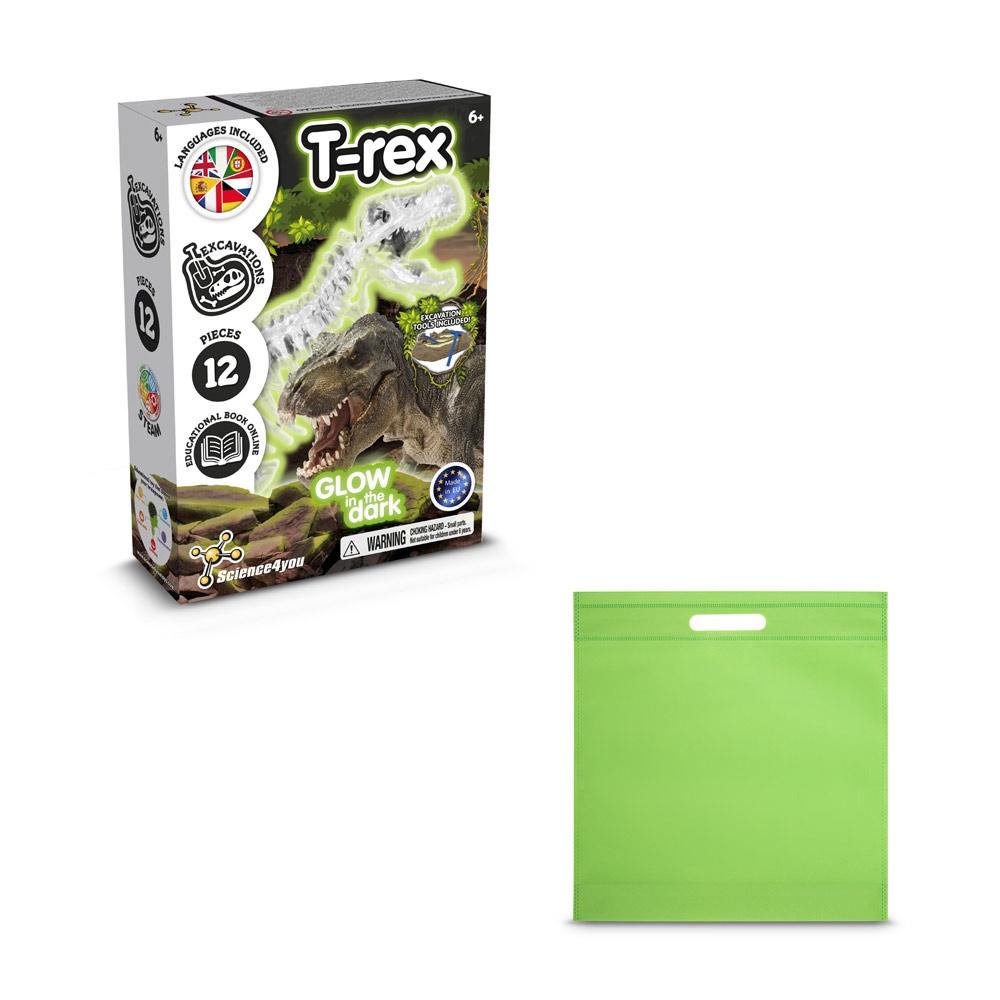 Fossil Excavation Kit IV. Joc educațional furnizat cu o pungă cadou nețesută (80 g/m²) Verde deschis