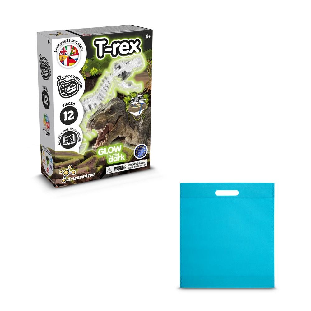 Fossil Excavation Kit IV. Joc educațional furnizat cu o pungă cadou nețesută (80 g/m²) Albastru deschis