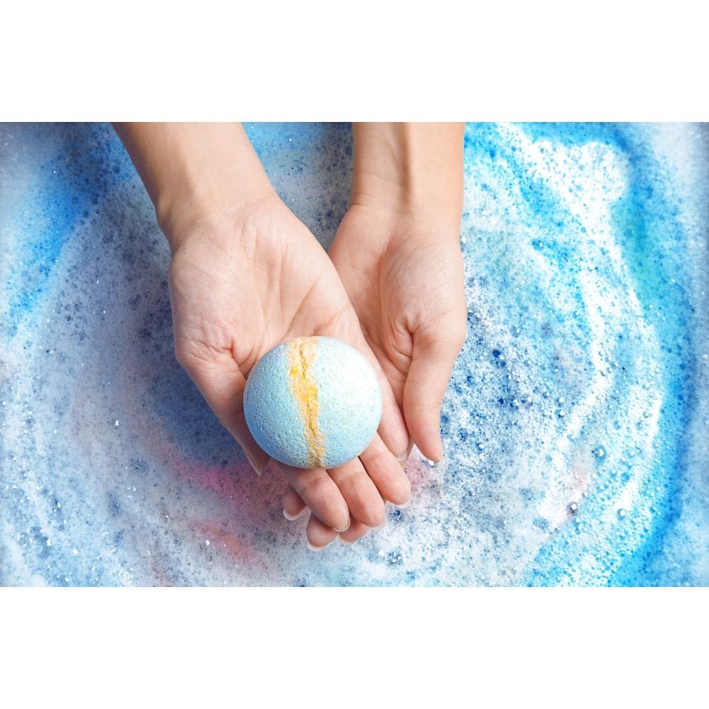 Bath Bombs Kit V. Joc educațional furnizat cu o pungă de cadou pliabilă 190T Negru