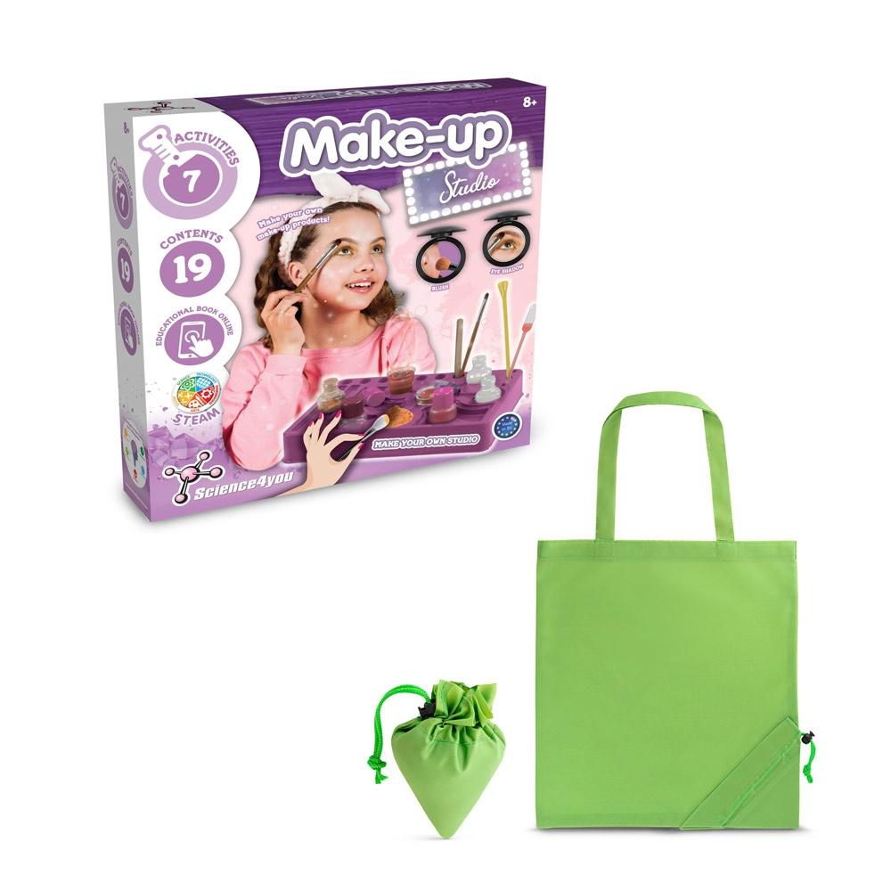 Makeup Studio Kit II. Joc educațional furnizat cu o pungă de cadou pliabilă 190T Verde deschis
