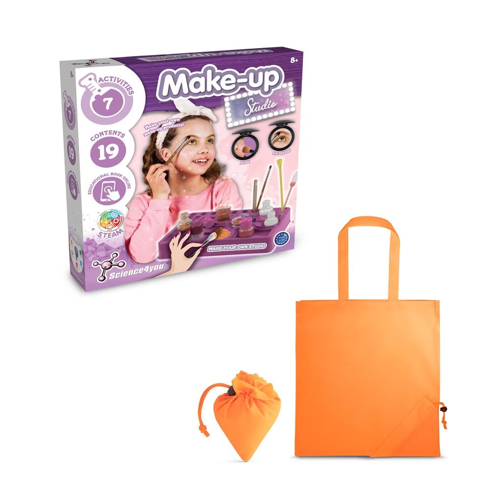 Makeup Studio Kit II. Joc educațional furnizat cu o pungă de cadou pliabilă 190T Portocaliu