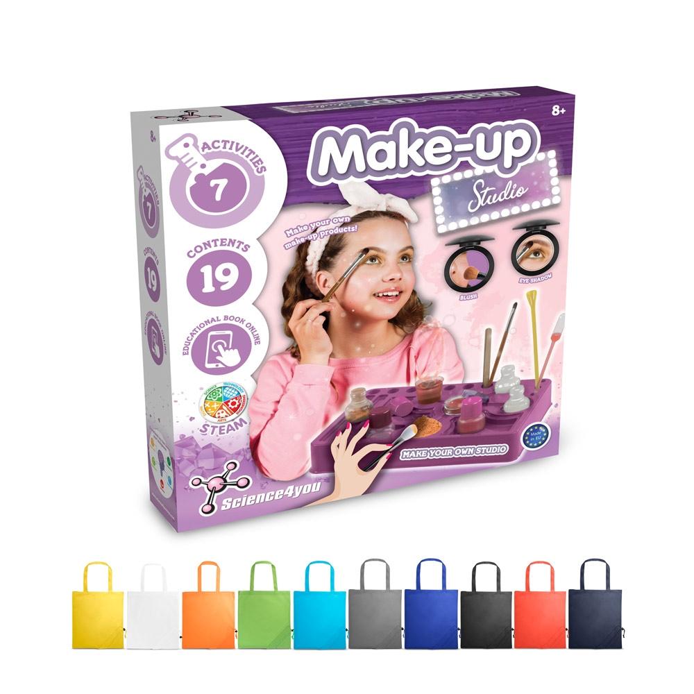 Makeup Studio Kit II. Joc educațional furnizat cu o pungă de cadou pliabilă 190T Galben