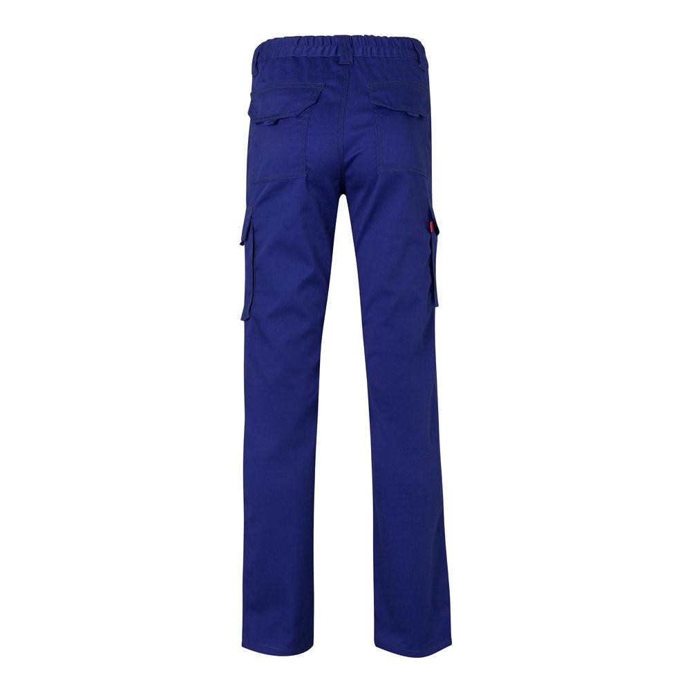 VL LUGH. Pantaloni stretch cu buzunare multiple (240 g/m²), din bumbac (46%), EME (38%) și poliester (16%) Albastru Royal 36