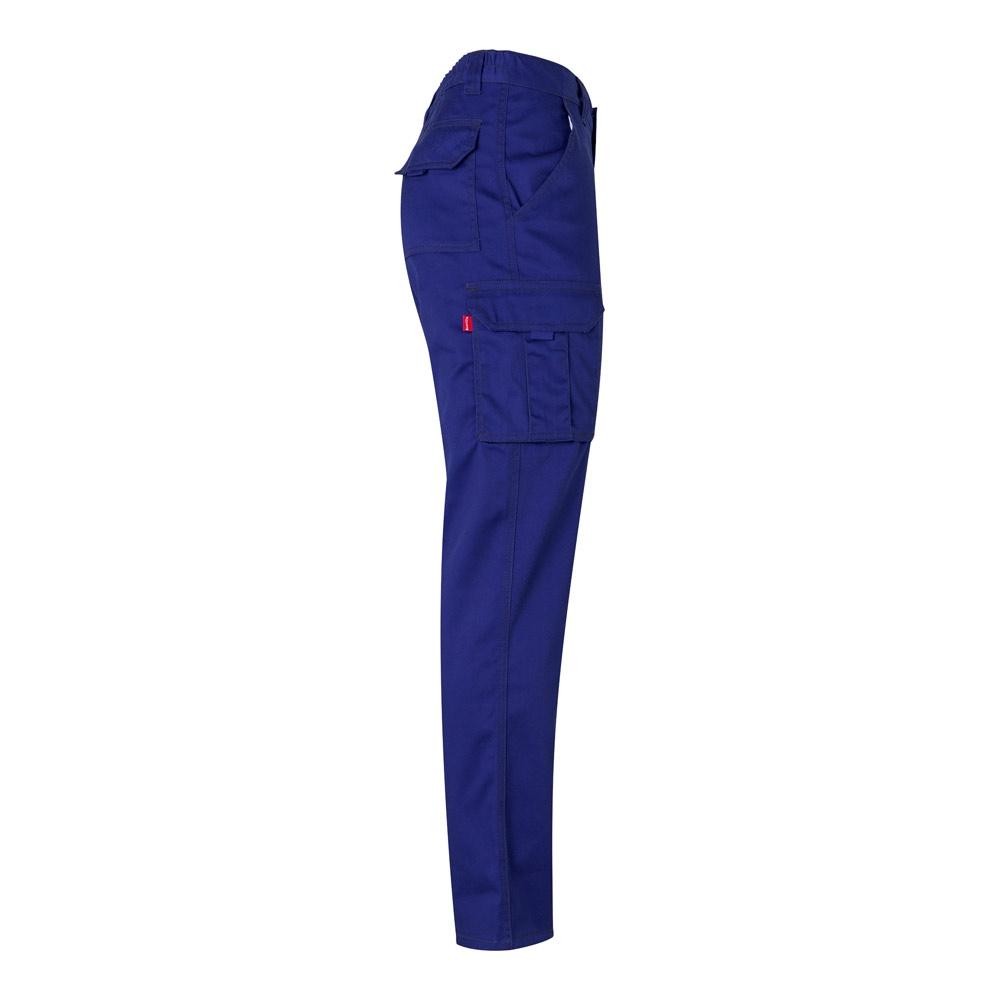 VL LUGH. Pantaloni stretch cu buzunare multiple (240 g/m²), din bumbac (46%), EME (38%) și poliester (16%) Albastru Royal 36