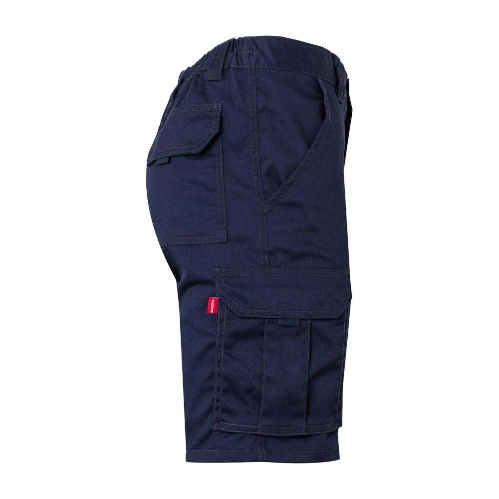 VL HEBE. Bermude elastice cu mai multe buzunare (240g/m²), din bumbac (46%), EME (38%) și poliester (16%) Albastru marin 56