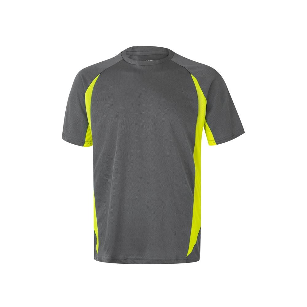VL SLAYER. Tricou tehnic bicolor bird-eye (160g/m²), din poliester (100%) Gri Galben