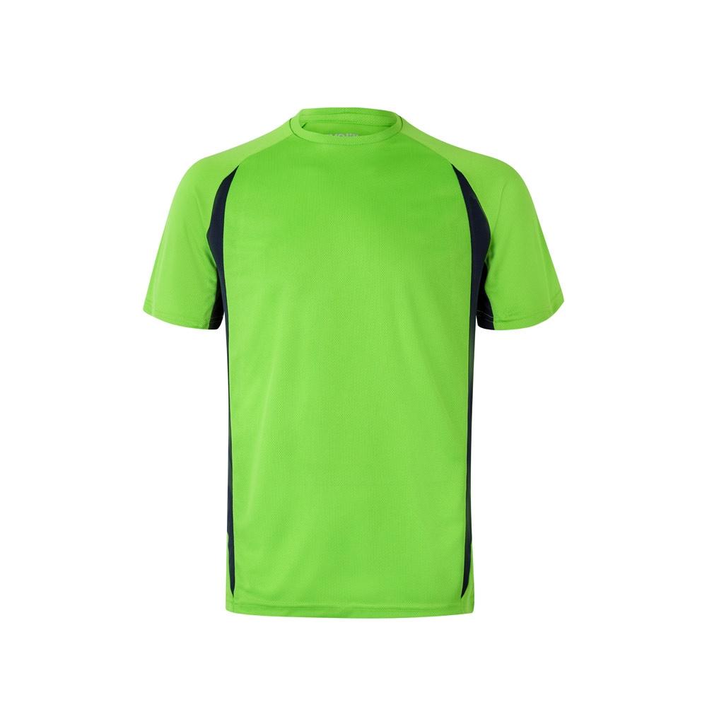 VL SLAYER. Tricou tehnic bicolor bird-eye (160g/m²), din poliester (100%) Verde Albastru