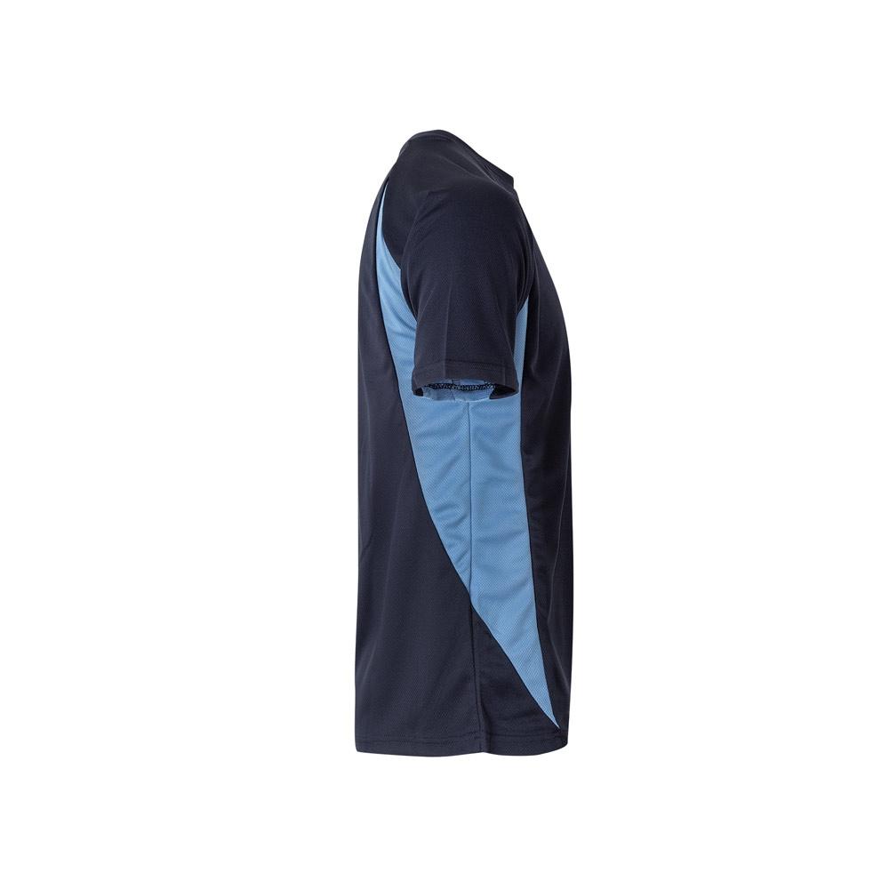 VL SLAYER. Tricou tehnic bicolor bird-eye (160g/m²), din poliester (100%) Albastru Albastru deschis L