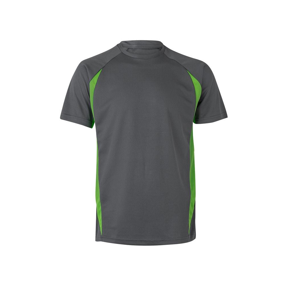 VL SLAYER. Tricou tehnic bicolor bird-eye (160g/m²), din poliester (100%) Gri Verde