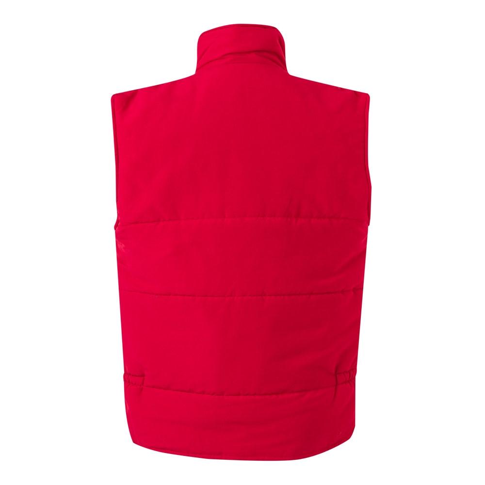 VL MEFITIS. Vestă căptușită cu mai multe buzunare (220g/m²), din poliester (100%) Roșu L