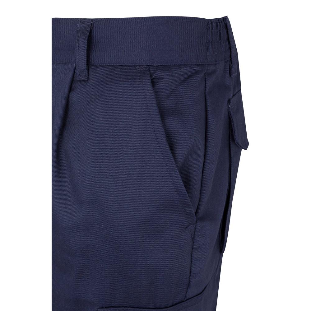 VL ASCLEPIUS. Pantaloni din twill cu buzunare multiple (200 g/m²), din bumbac (35%) și poliester (65%) Albastru M