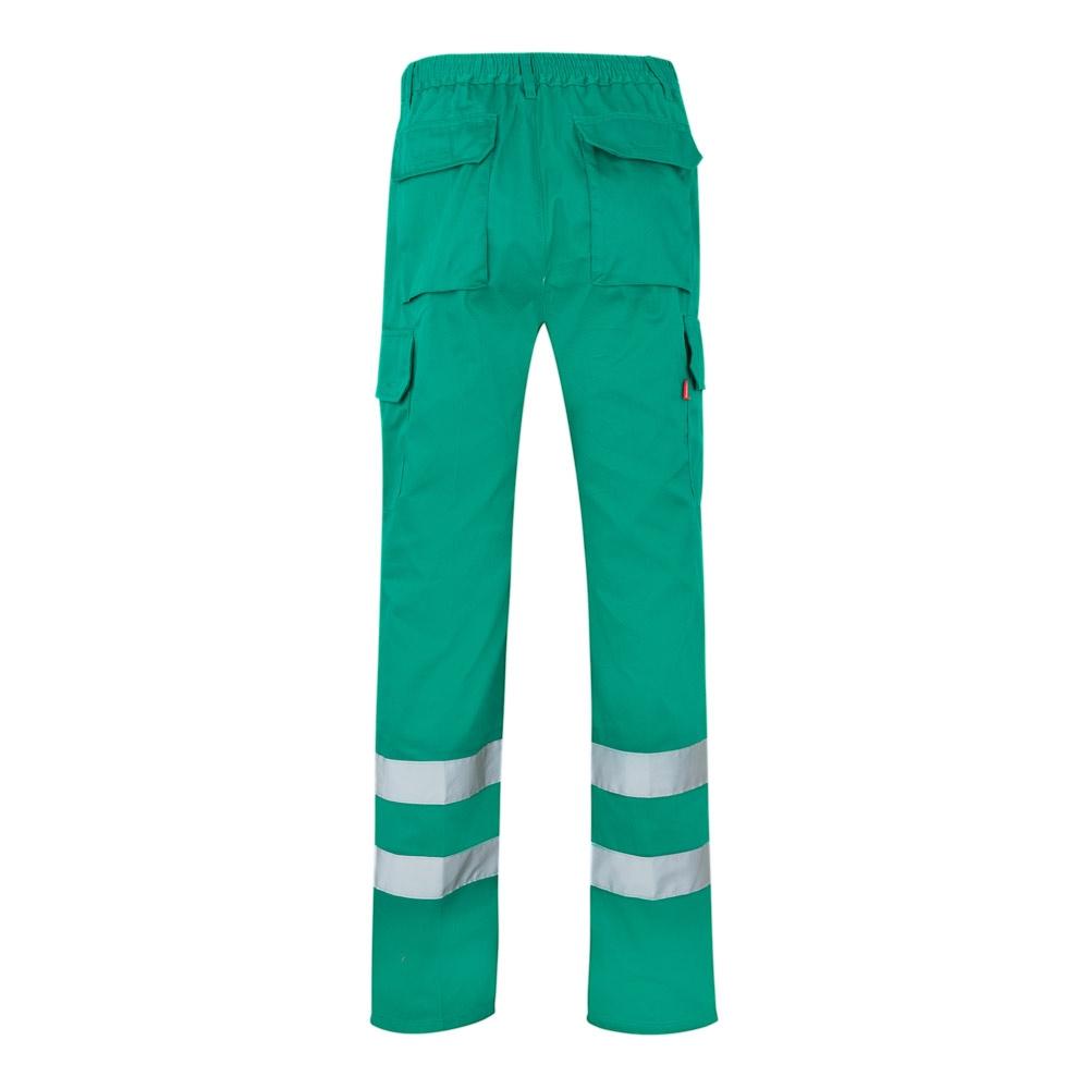VL ASCLEPIUS. Pantaloni din twill cu buzunare multiple (200 g/m²), din bumbac (35%) și poliester (65%) Verde M