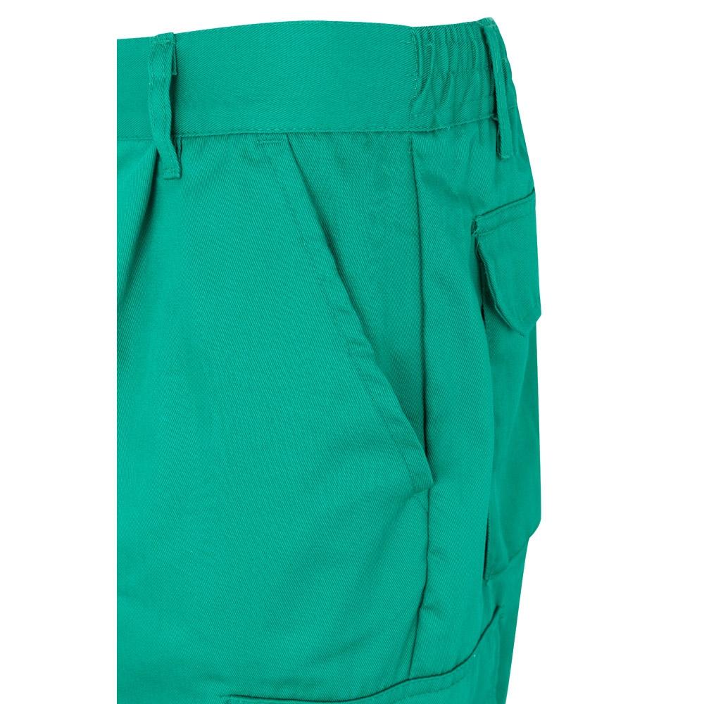 VL ASCLEPIUS. Pantaloni din twill cu buzunare multiple (200 g/m²), din bumbac (35%) și poliester (65%) Verde M
