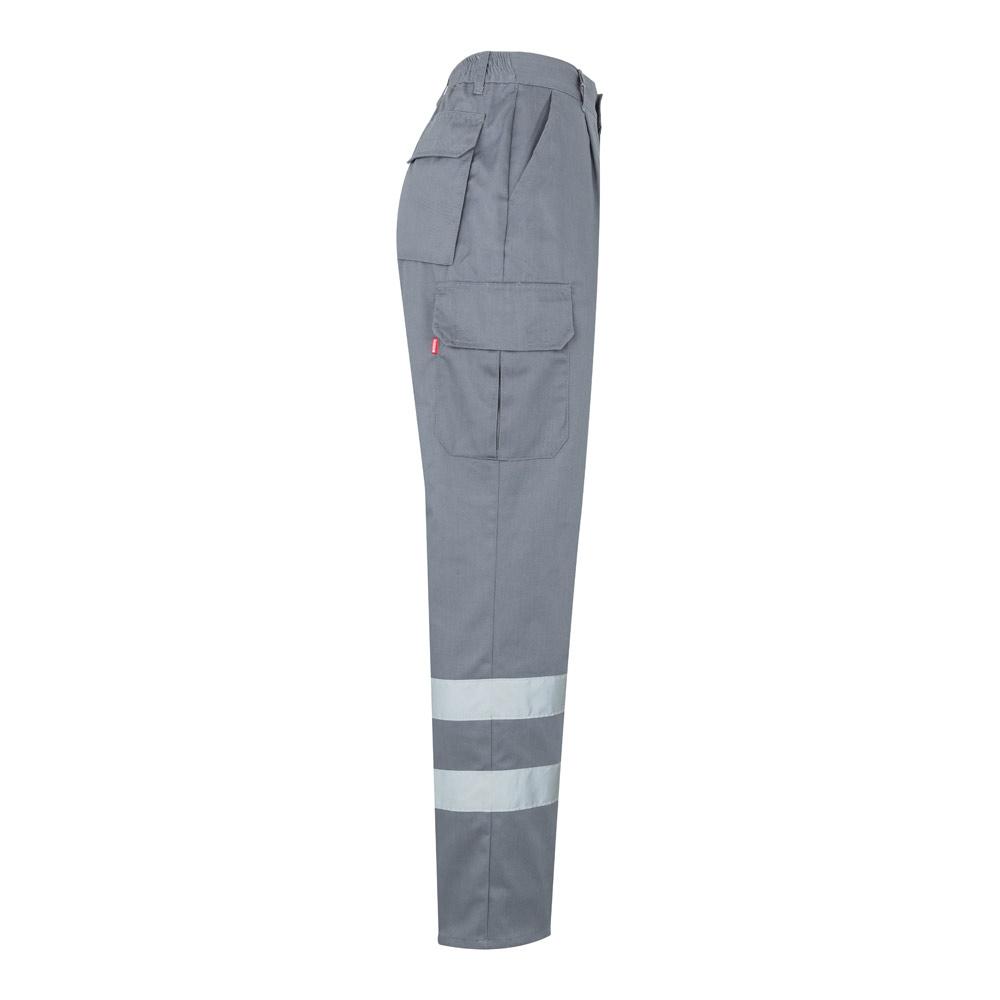 VL ASCLEPIUS. Pantaloni din twill cu buzunare multiple (200 g/m²), din bumbac (35%) și poliester (65%) Gri XL