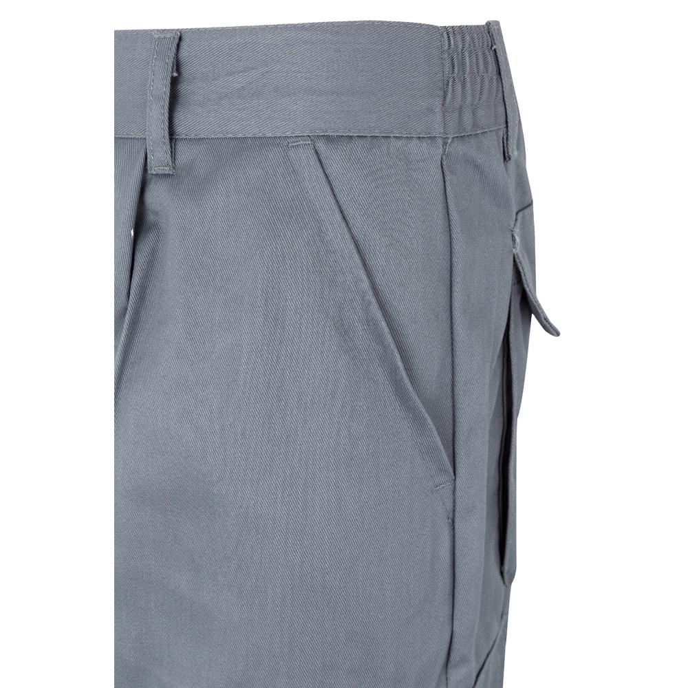 VL ASCLEPIUS. Pantaloni din twill cu buzunare multiple (200 g/m²), din bumbac (35%) și poliester (65%) Gri XL