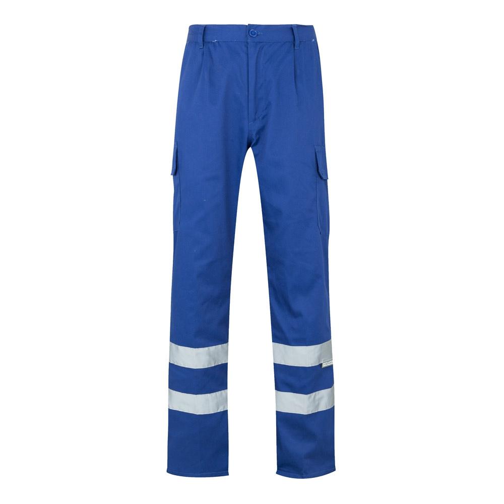 VL ASCLEPIUS. Pantaloni din twill cu buzunare multiple (200 g/m²), din bumbac (35%) și poliester (65%) Albastru Royal