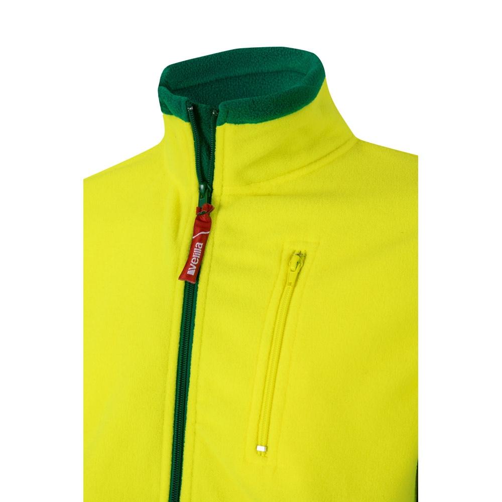 VL EROS LARGE. Jachetă fleece în două tonuri (280g/m²), din poliester (100%) Verde Galben