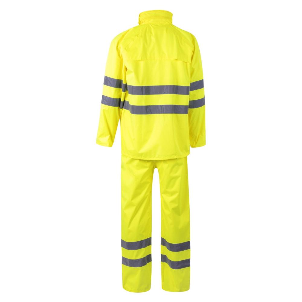 VL VENUS. Costum de ploaie (130 g/m²), din poliester (100%) cu strat PU Galben hexacrom