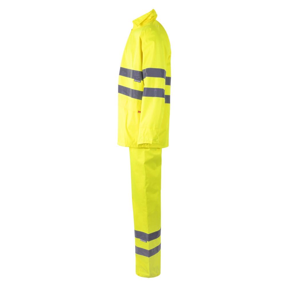 VL VENUS. Costum de ploaie (130 g/m²), din poliester (100%) cu strat PU Galben hexacrom L