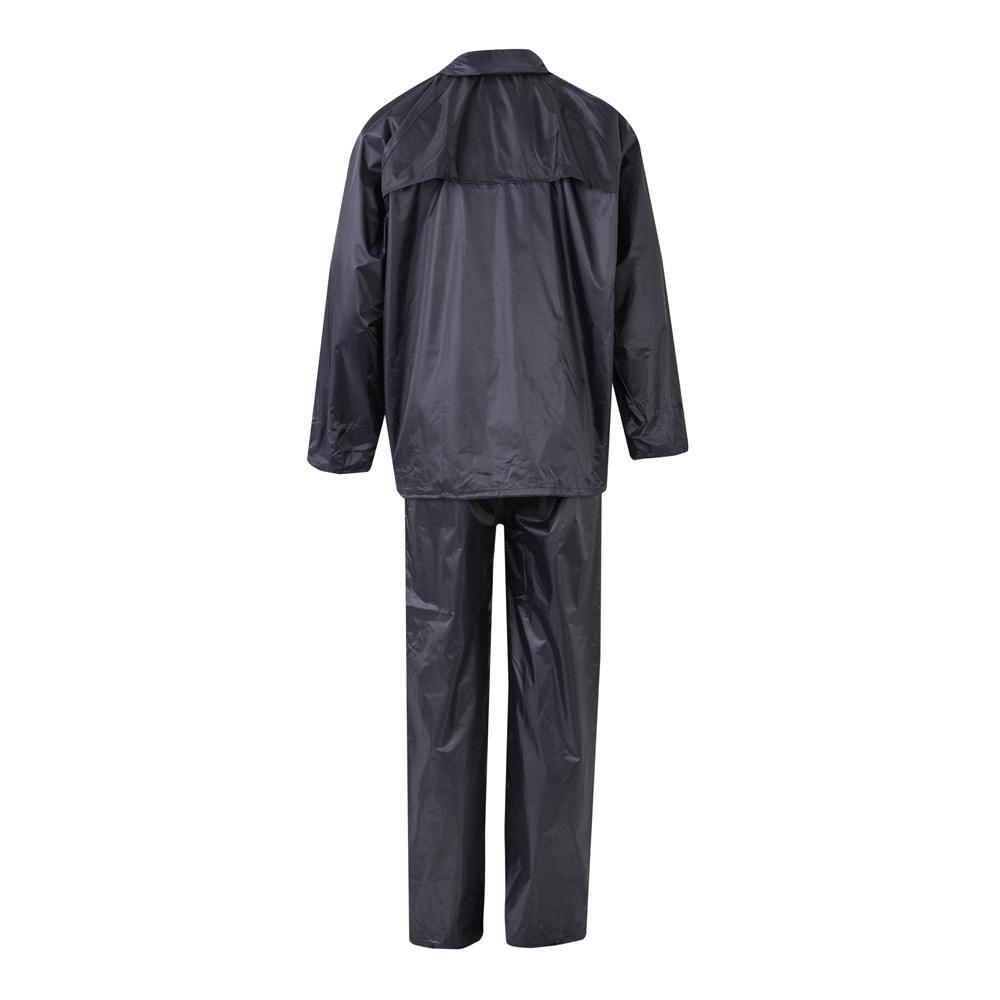 VL SEDNA. Costum de ploaie (225g/m²), din două piese, din poliester (100%) cu înveliș din PVC Albastru