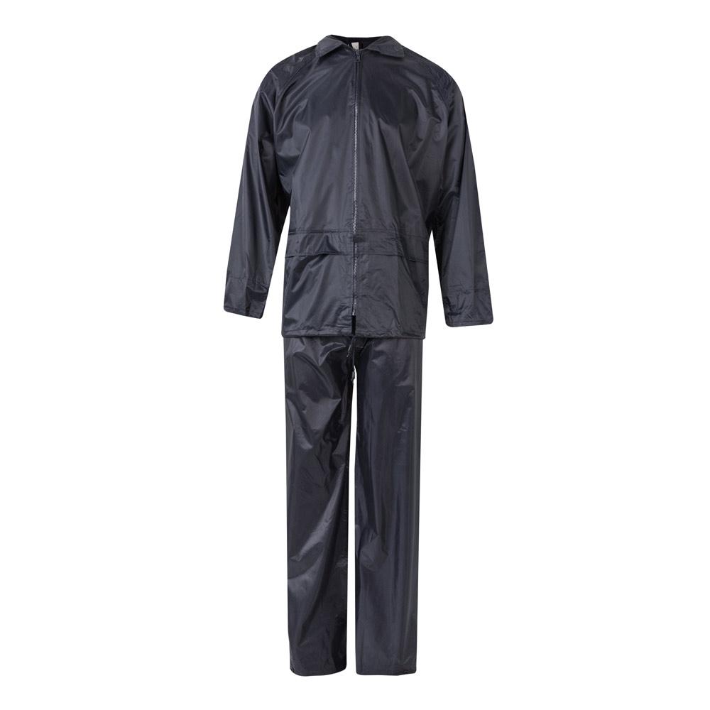 VL SEDNA. Costum de ploaie (225g/m²), din două piese, din poliester (100%) cu înveliș din PVC Albastru XXL