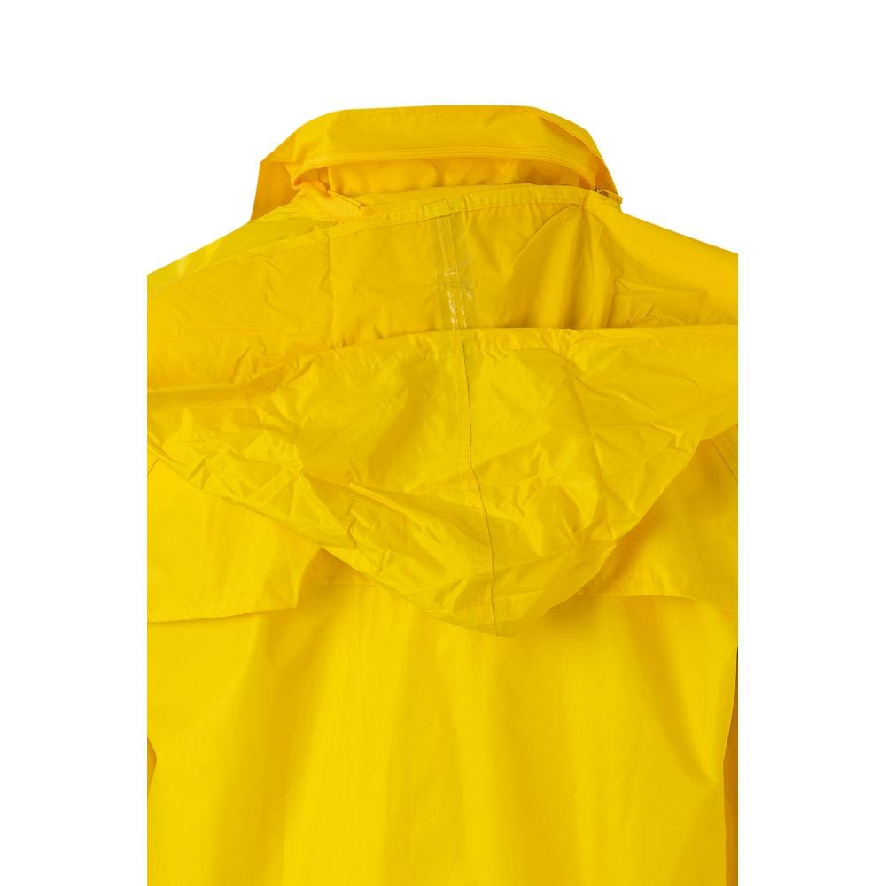 VL SEDNA. Costum de ploaie (225g/m²), din două piese, din poliester (100%) cu înveliș din PVC Galben M
